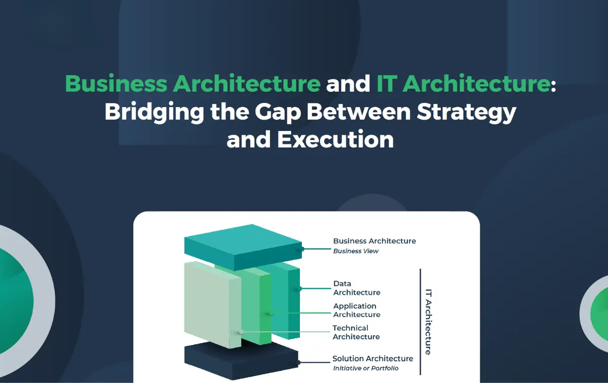 Business Architecture and IT Architecture to improve business transformation