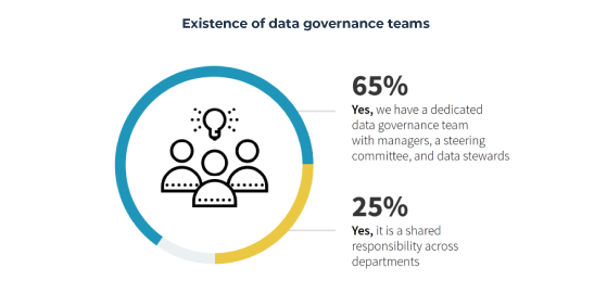 Existence of data governance teams
