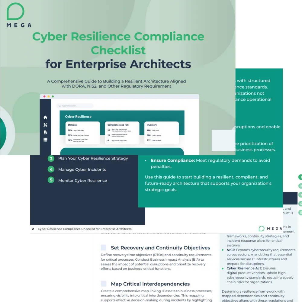 Cyber Resilience Compliance Checklist for Enterprise Architects